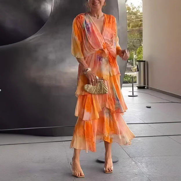 Stella | Floral Midi Dress
