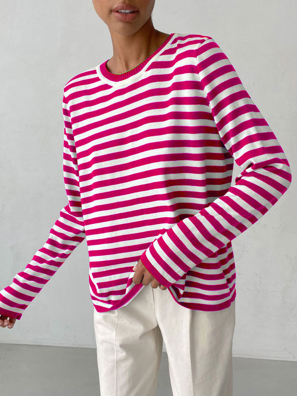 Basic Striped Sweater