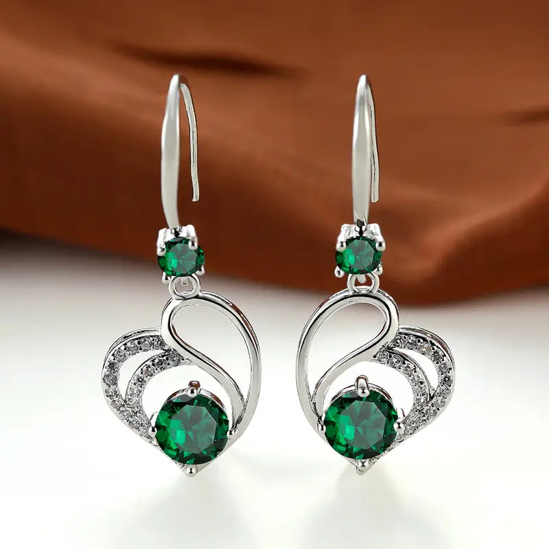 Serphina Duval Earrings | White Gold