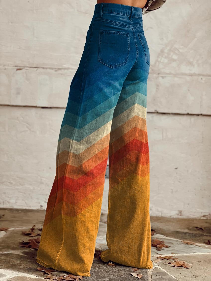 Léa | Vintage Zigzag Trousers