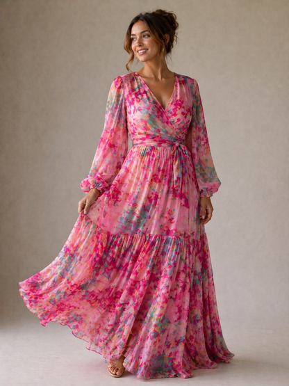 Stella | Floral Wrap Dress