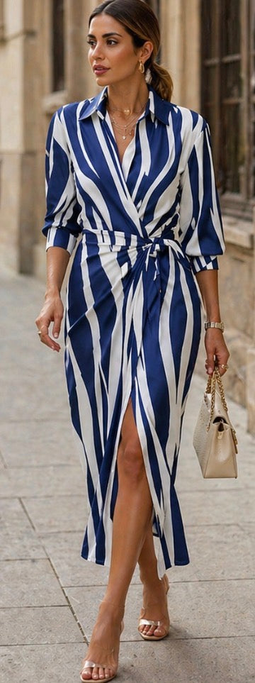 Stella | Printed Wrap Dress
