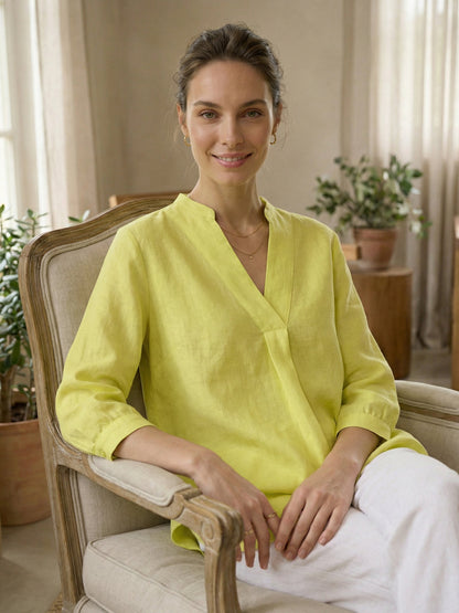 100% Leinen Hemd JOANNA