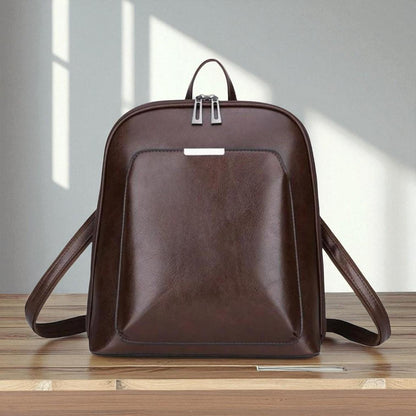 Double-Zipper Classic Backpack