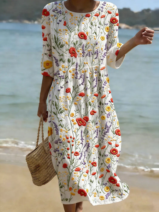 Christina | Floral Printed Maxi Dress