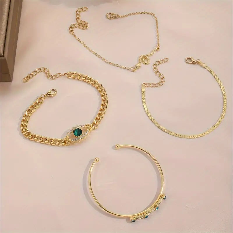 Serpentina Veyra Bracelet Set | Gold