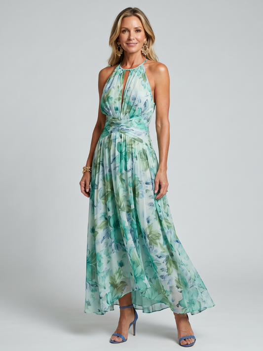 Portia | Floral Midi Dress