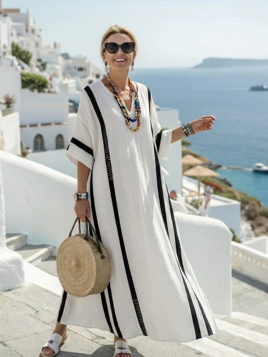 Elvienne | Striped Maxi Dress