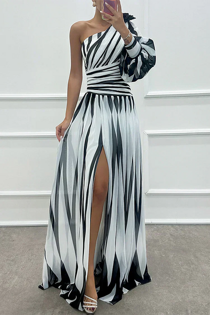Stella | Striped Maxi Dress