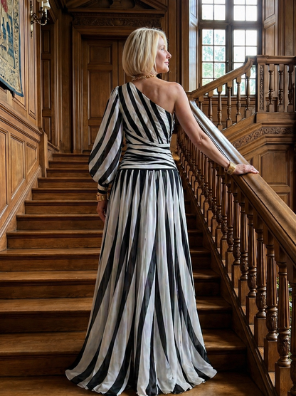 Stella | Striped Maxi Dress
