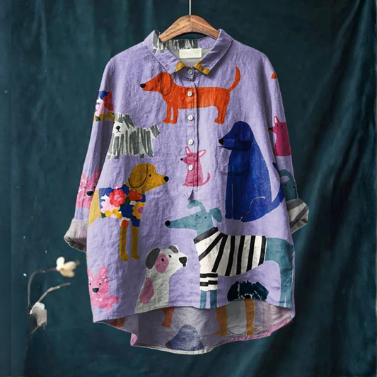 Em | Vibrant Puppy Graphic Tee