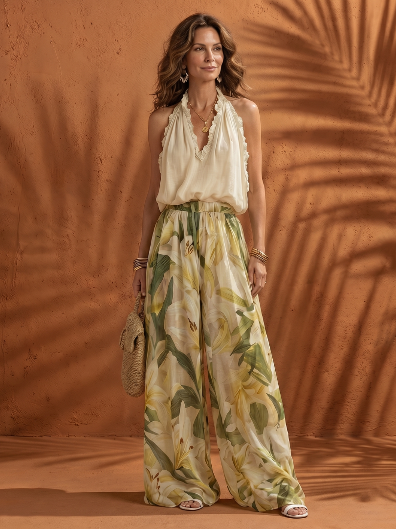 Solange | Floral Two-Piece Set