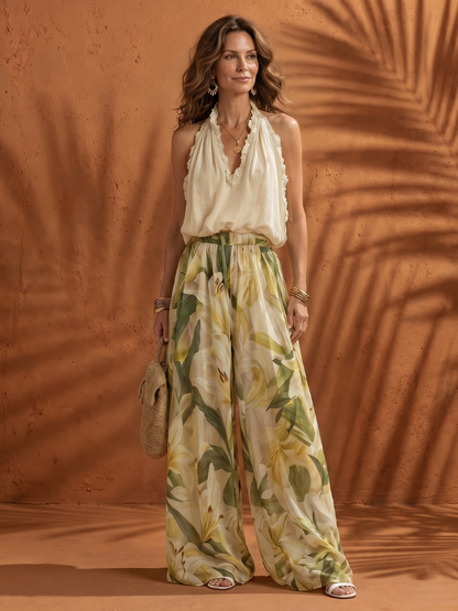 Solange | Floral Two-Piece Set