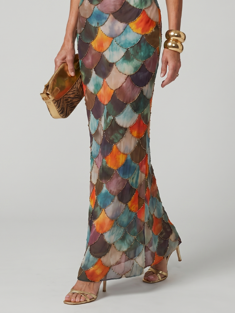 Larkin | Printed Maxi Dress