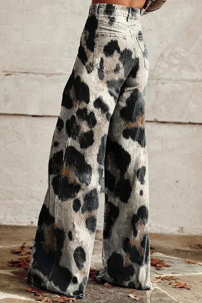 Cheetah Print Bohemian Trousers