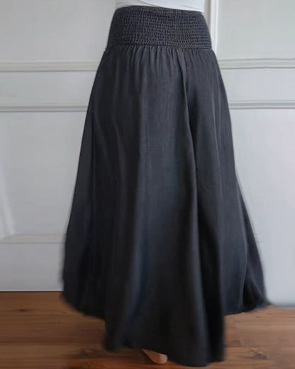 MONIQUE | Relaxed Fit Pants with Stretchy Waistband