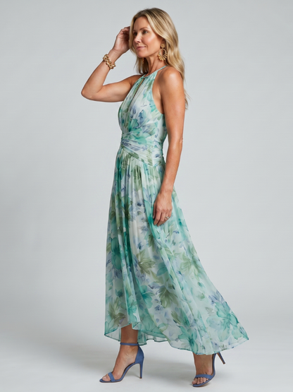 Portia | Floral Midi Dress