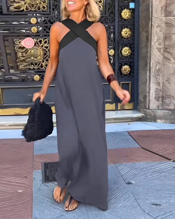 Esther | Halter Maxi Dress