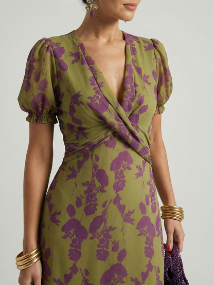 Stella | Floral Midi Dress