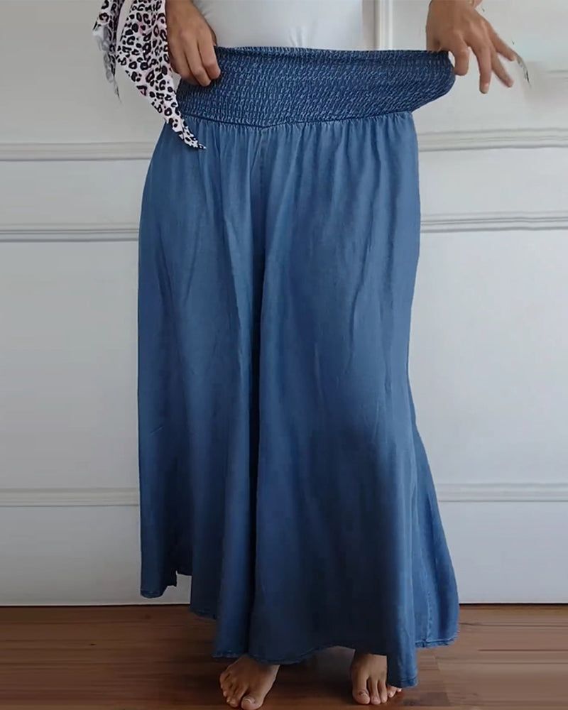 MONIQUE | Relaxed Fit Pants with Stretchy Waistband