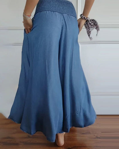 MONIQUE | Relaxed Fit Pants with Stretchy Waistband