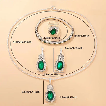 Selora Gravyn Jewelry Set | White Gold