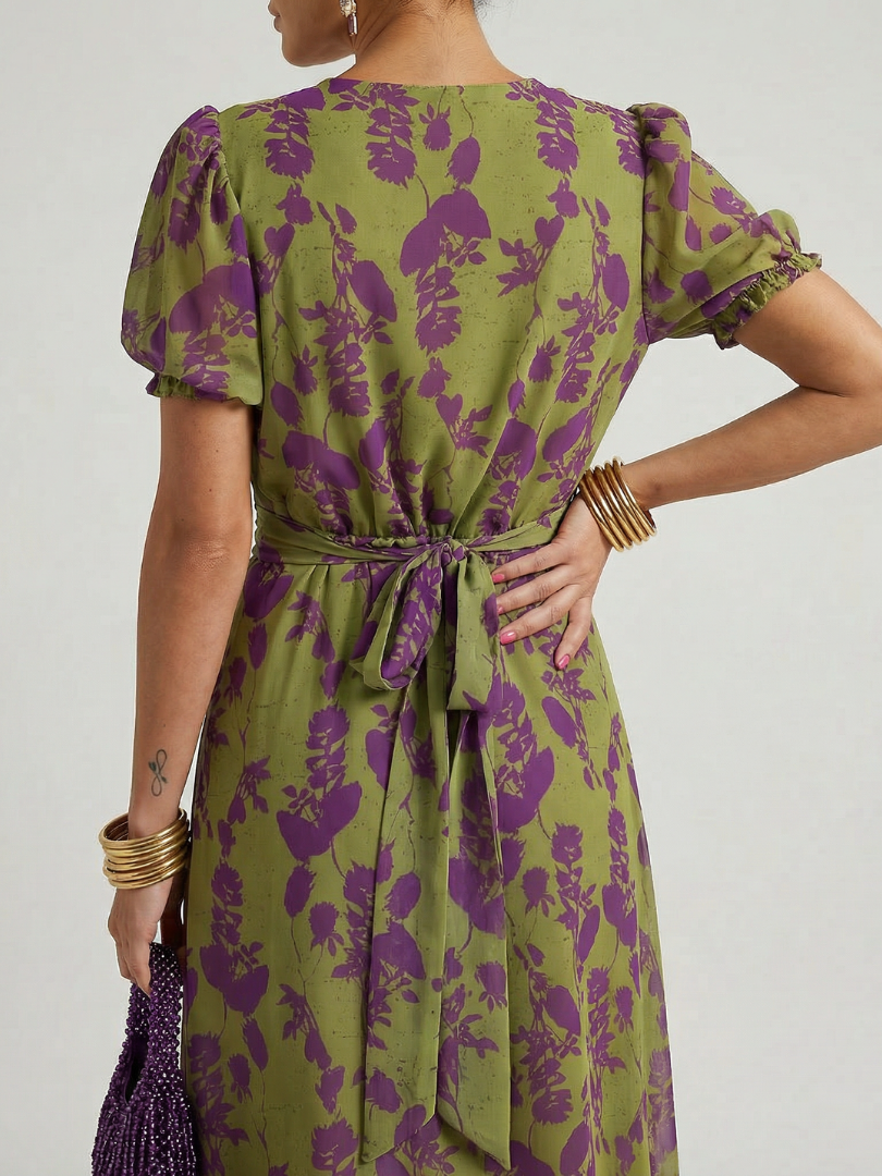 Stella | Floral Midi Dress