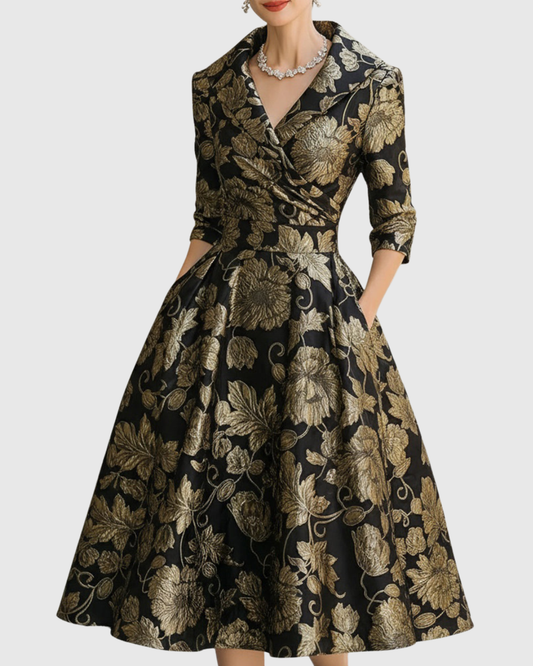 Riley | Floral Midi Dress