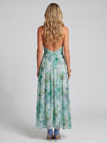Portia | Floral Midi Dress