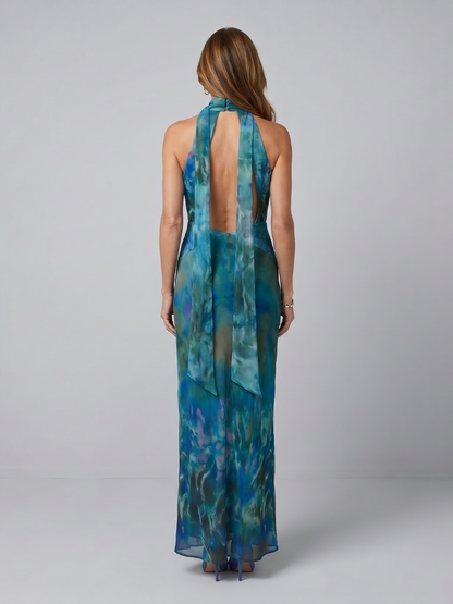 Juniper | Halter Maxi Sleeveless Dress