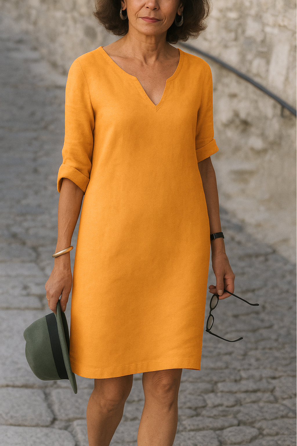 Ria | V-Neck Dress