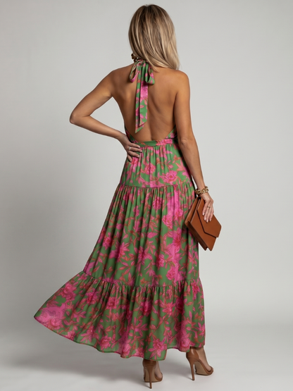 Rowen | Halter Midi Dress