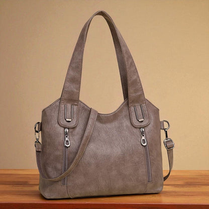 Vintage-Inspired Document Handbag