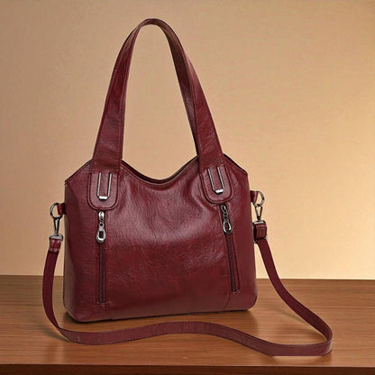 Vintage-Inspired Document Handbag