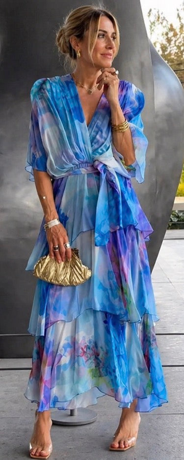 Stella | Floral Midi Dress