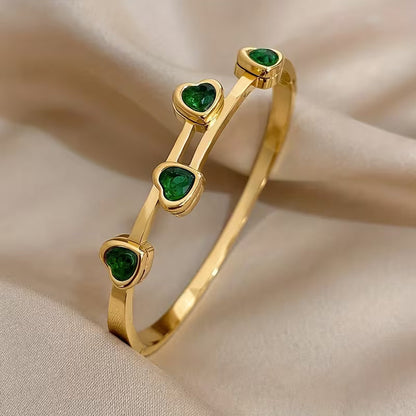 Ver Hearts Bracelet | Gold