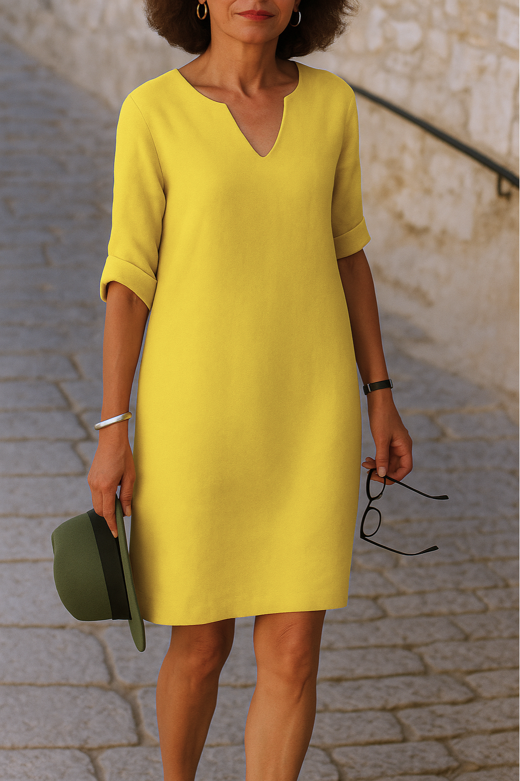 Ria | V-Neck Dress