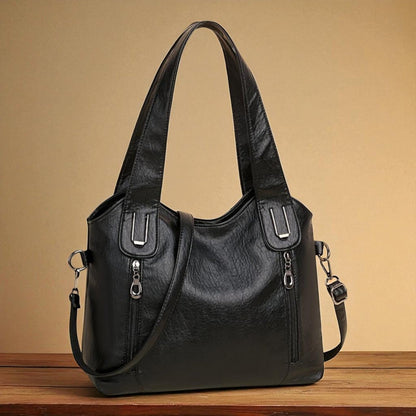 Vintage-Inspired Document Handbag