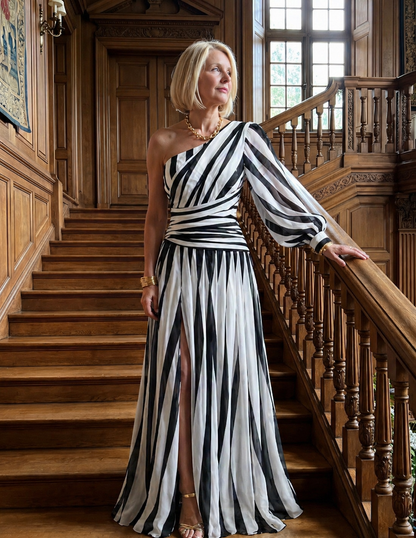 Stella | Striped Maxi Dress