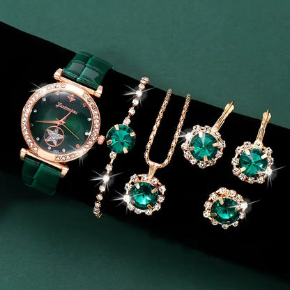 Vendetta Timecourt Jewelry Set | Gold