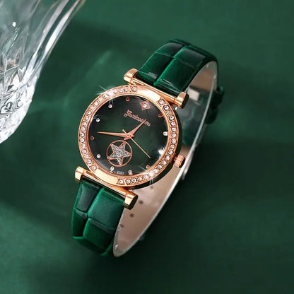 Vendetta Timecourt Jewelry Set | Gold
