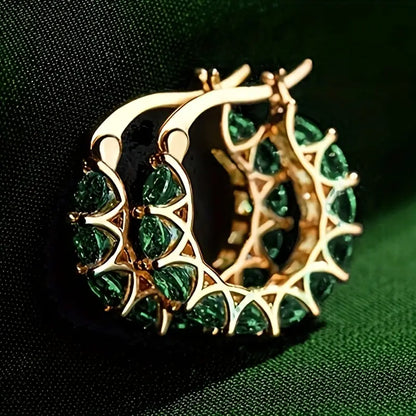 Elene Marlowe Hoop Earrings | Gold