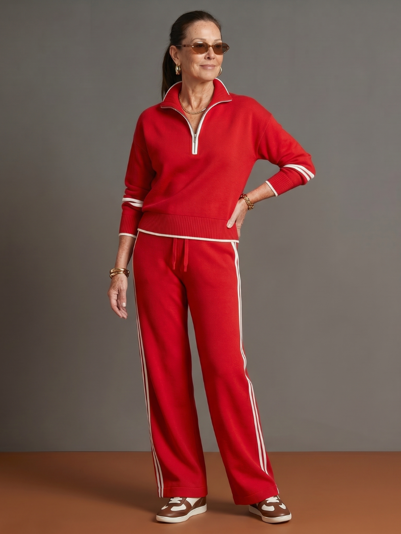 Regen | Striped Two-Piece Set
