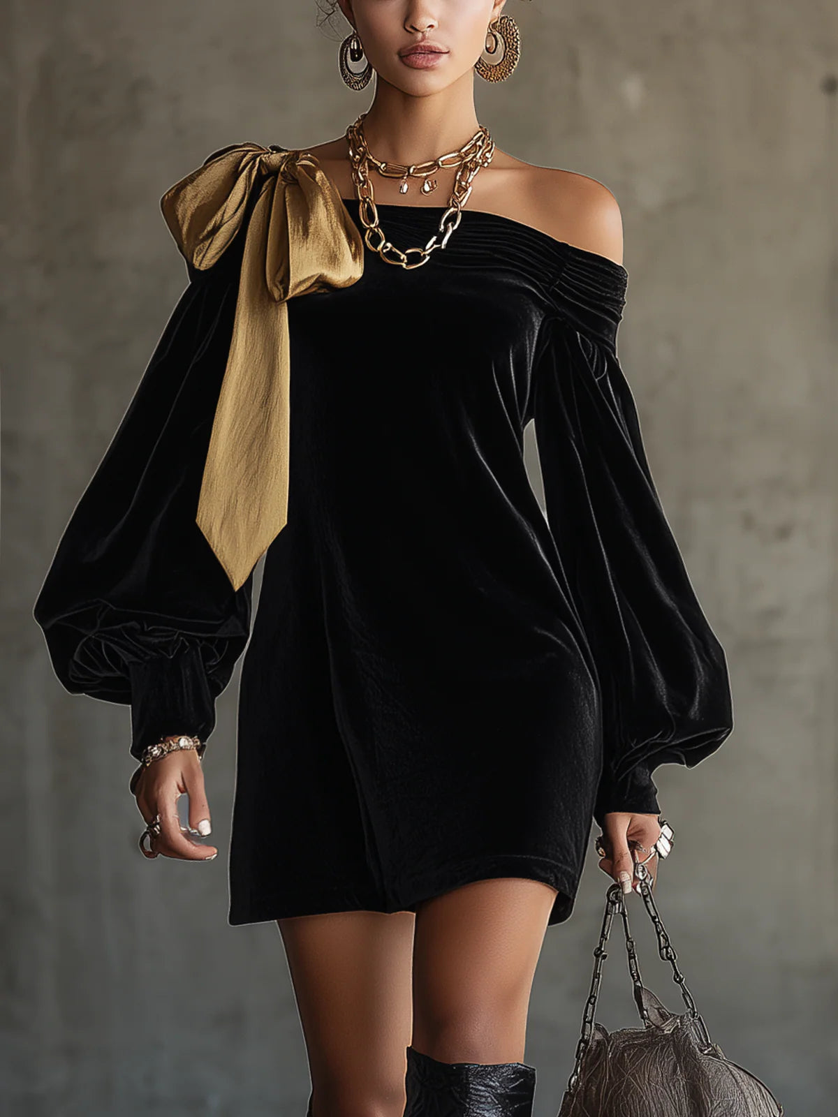 Satin Mini Dress