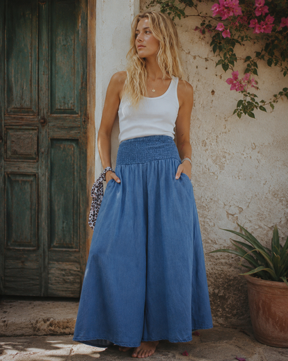MONIQUE | Relaxed Fit Pants with Stretchy Waistband
