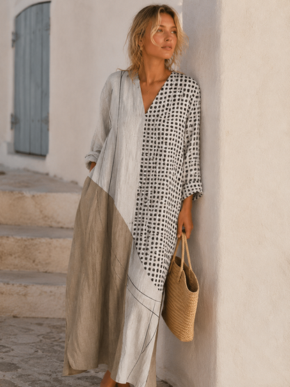 Elara | Printed Maxi Dress