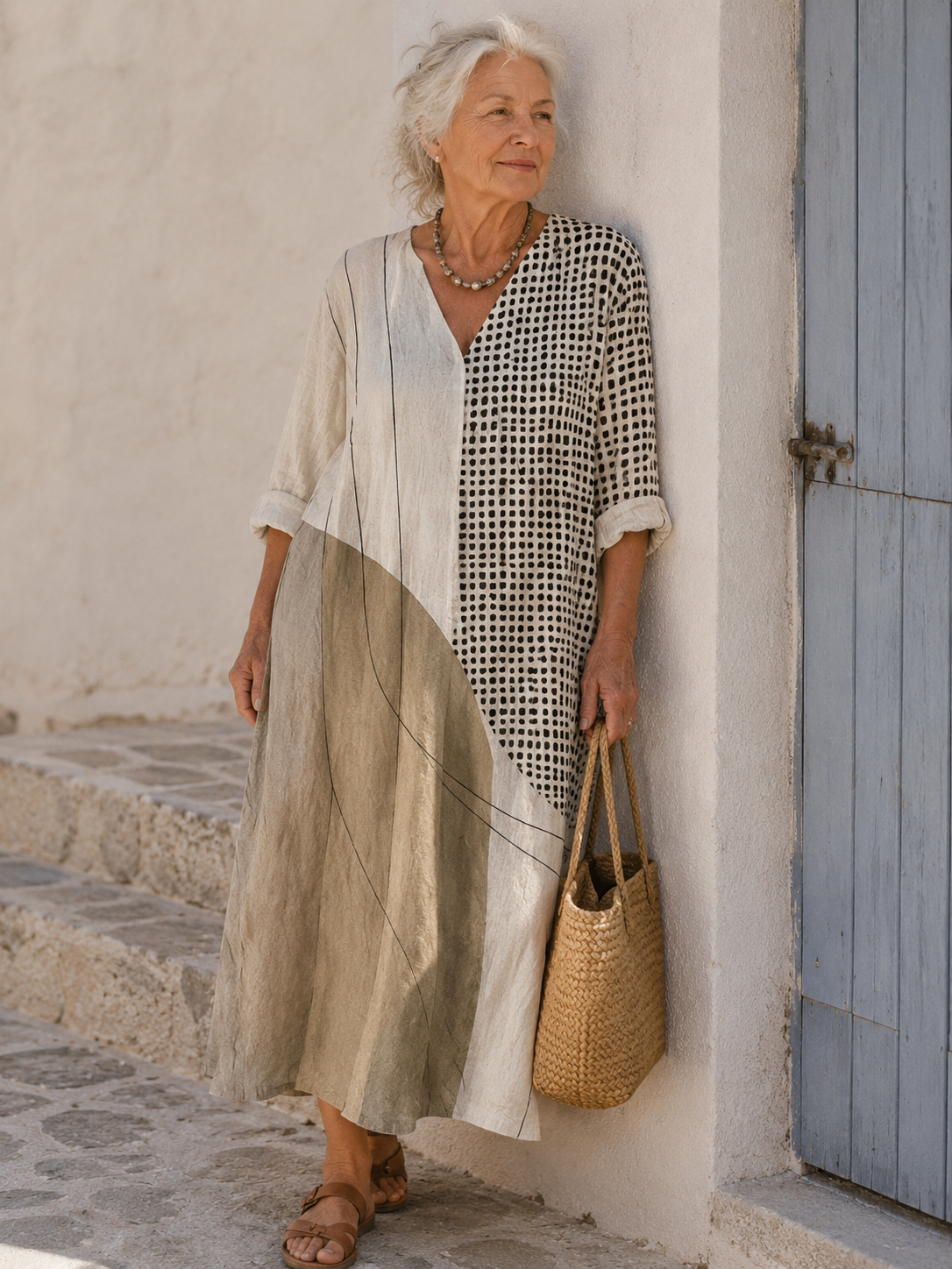Elara | Printed Maxi Dress