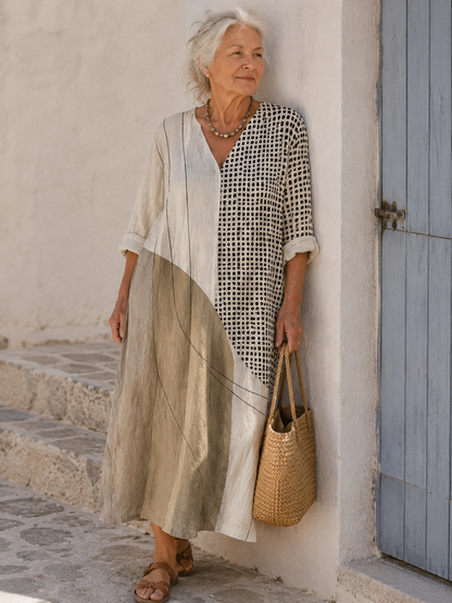 Elara | Printed Maxi Dress