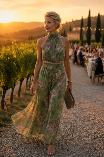 Mirelle | Halter Midi Dress
