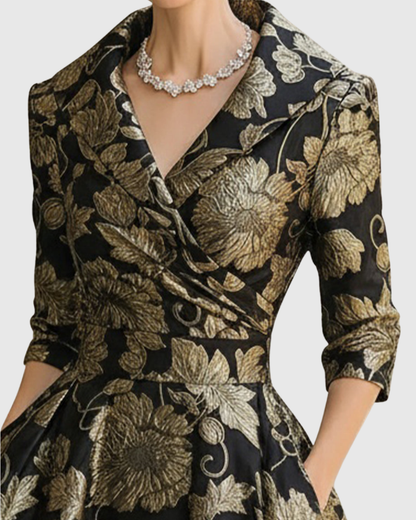 Riley | Floral Midi Dress